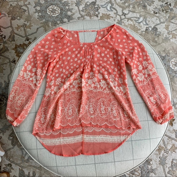 {Blu‎ Pepper} Flowy Top - Picture 3 of 7